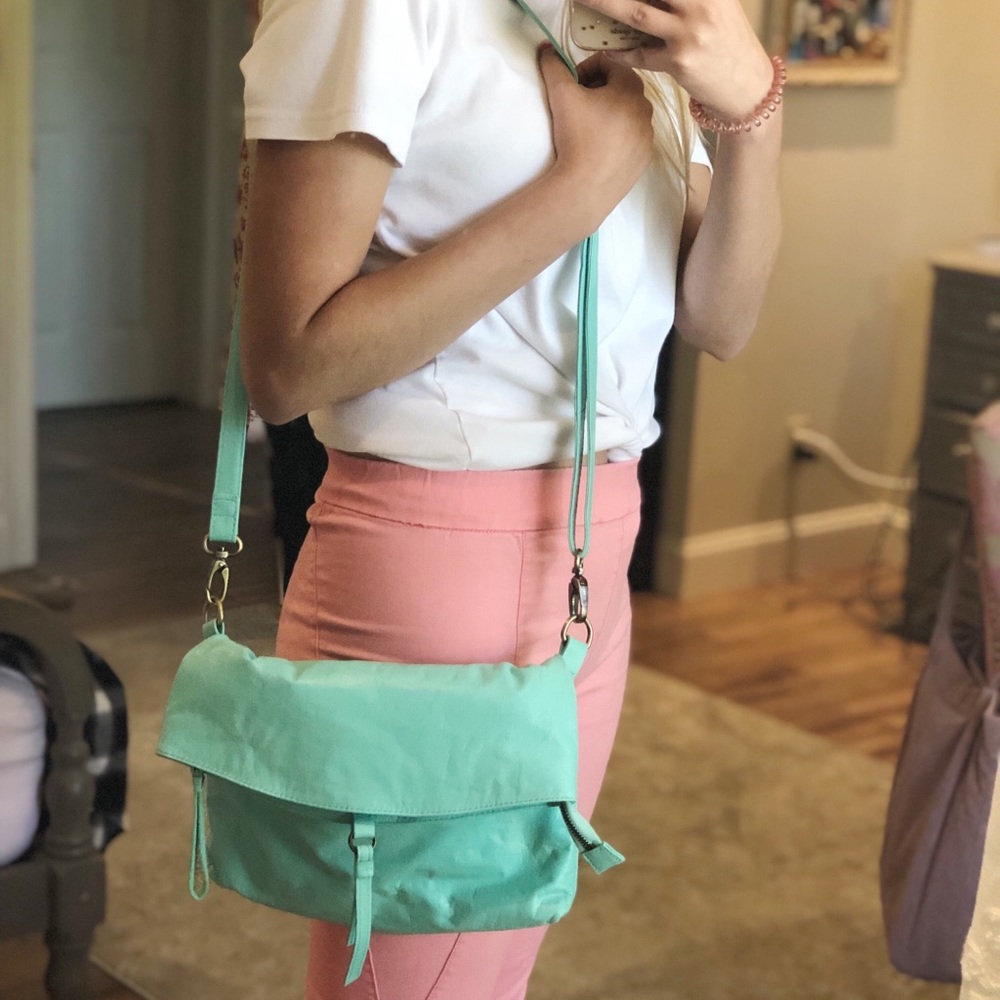 Latico Mint Crossbody Bag